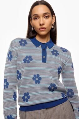 Marni
Floral Striped Polo